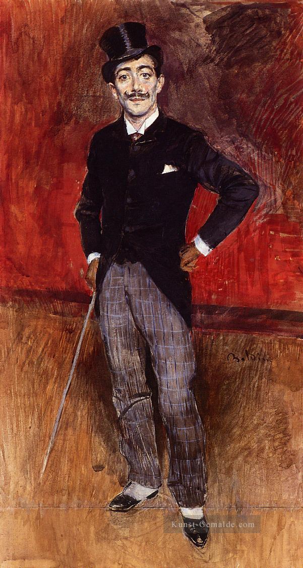 Porträt des Grafen von Rasty genre Giovanni Boldini Ölgemälde